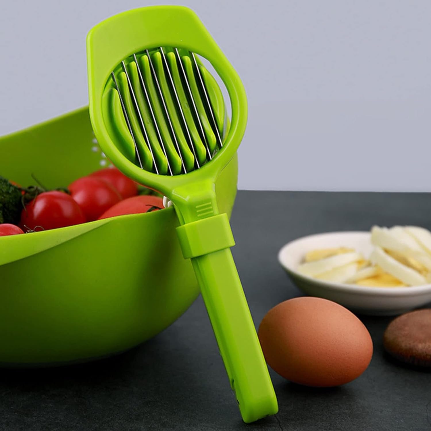 5970 Multipurpose Slicer with Seven Blades, Egg Slicers Stainless Slicer, Strawberry, Tomato, Kiwi, Fruit Cutter, Divider Separator 5970 Multipurpose Slicer with Seven Blades, Egg Slicers Stainless Slicer, Strawberry, Tomato, Kiwi, Fruit Cutter, Divider Separator